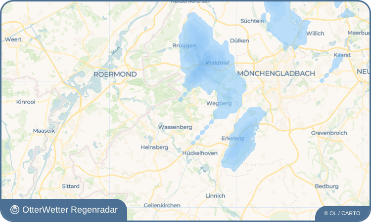 OtterWetter Regenradar-Widget Wildenrath