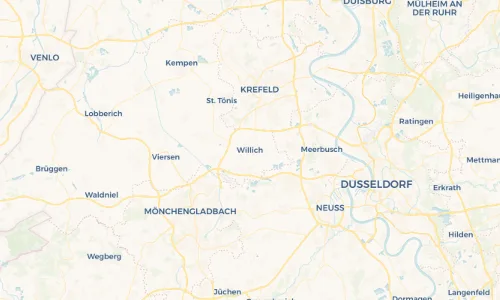 Regenradar Vorschaubild - Aktuelle Niederschläge in Willich und Umgebung