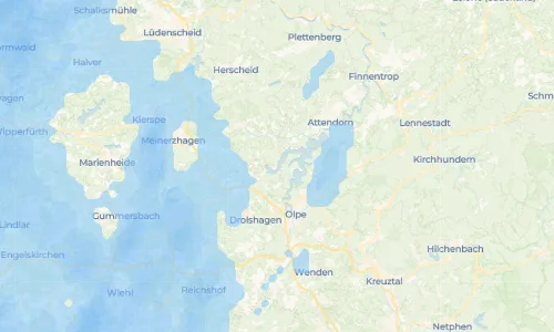 Regenradar Vorschaubild - Aktuelle Niederschläge in Windebruch und Umgebung