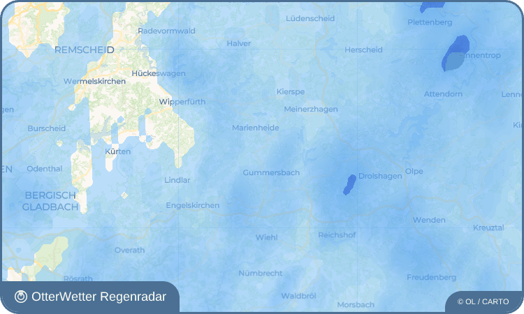 OtterWetter Regenradar-Widget Windhagen