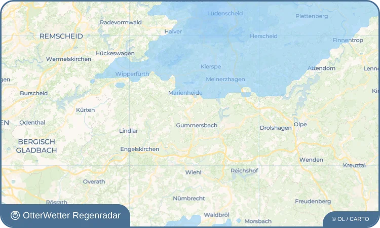 Widget-Vorschau für Windhagen Wetter-Widget-Vorschau mit Vorhersagedaten für Windhagen