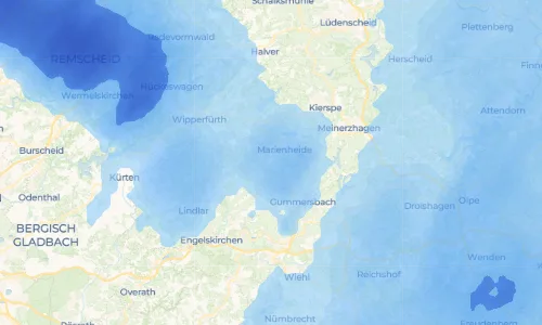 Regenradar Vorschaubild - Aktuelle Niederschläge in Winkel und Umgebung
