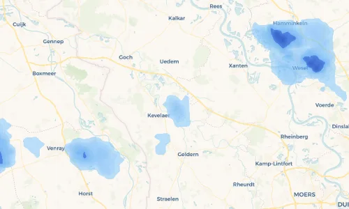 Regenradar Vorschaubild - Aktuelle Niederschläge in Winnekendonk und Umgebung