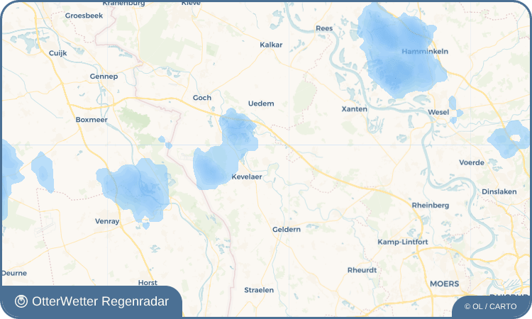 OtterWetter Regenradar-Widget Winnekendonk