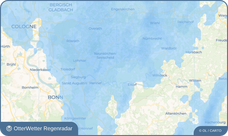Wetter-Widget-Vorschau mit Vorhersagedaten für Winterscheid