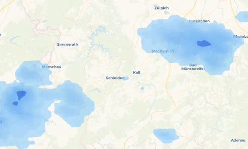 Regenradar-Vorschau: aktuelle Niederschläge in Wintzen und Umgebung