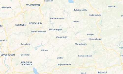 Regenradar Vorschaubild - Aktuelle Niederschläge in Wipperfürth und Umgebung