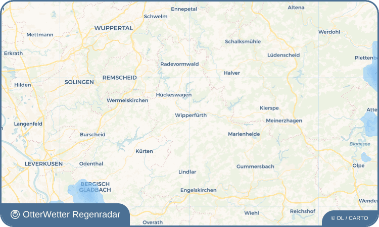 Widget-Vorschau für Wipperfürth Wetter-Widget-Vorschau mit Vorhersagedaten für Wipperfürth