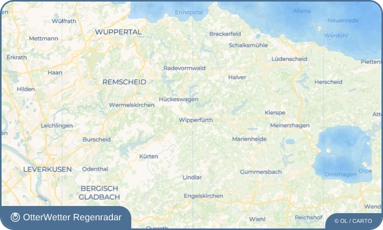 Wetter-Widget-Vorschau mit Vorhersagedaten für Wipperhof