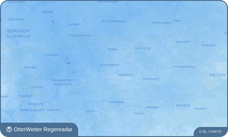 OtterWetter Regenradar-Widget Wirtenbach