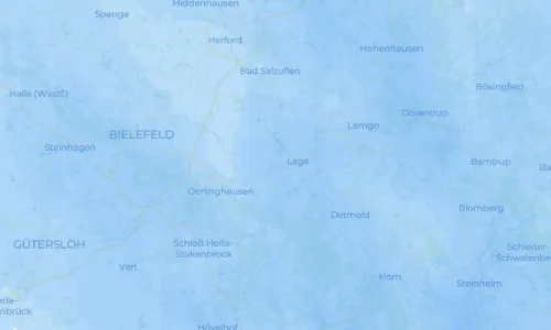 Regenradar Vorschaubild - Aktuelle Niederschläge in Wissentrup und Umgebung