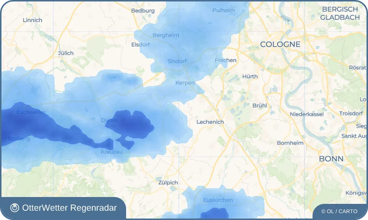 Wetter-Widget-Vorschau mit Vorhersagedaten für Wissersheim