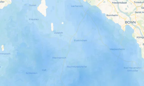 Regenradar Vorschaubild - Aktuelle Niederschläge in Wißkirchen und Umgebung