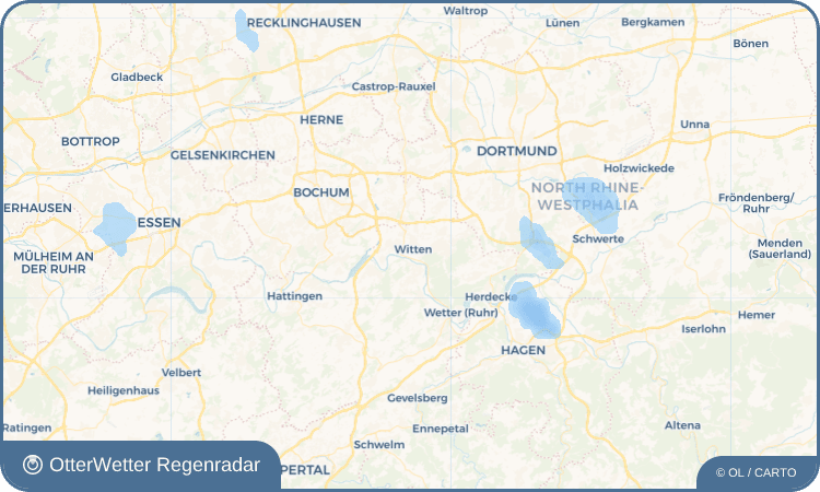 OtterWetter Regenradar-Widget Witten