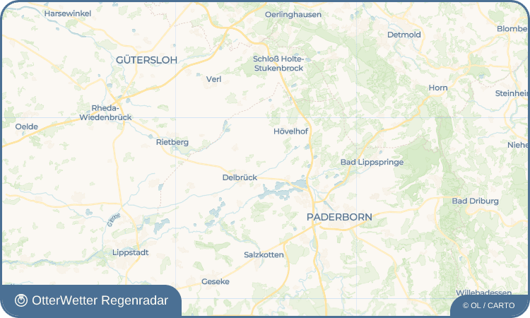 OtterWetter Regenradar-Widget Wittendorf