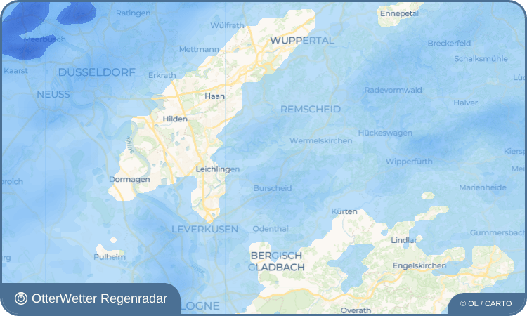 OtterWetter Regenradar-Widget Witzhelden