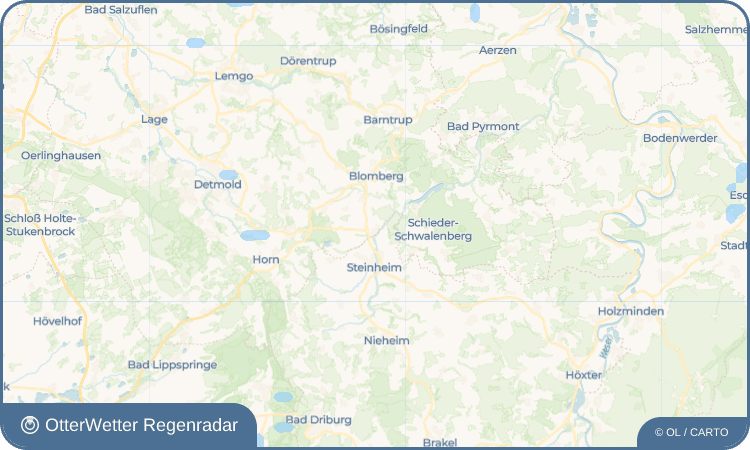 OtterWetter Regenradar-Widget Wöbbel