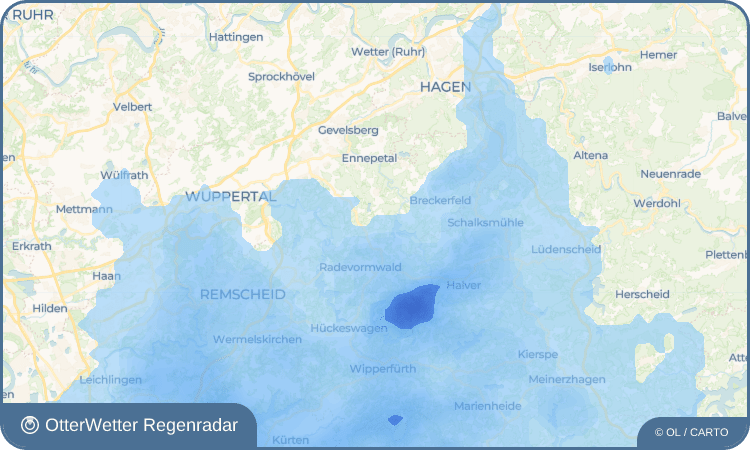 OtterWetter Regenradar-Widget Wönkhausen