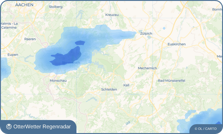 OtterWetter Regenradar-Widget Wolfgarten