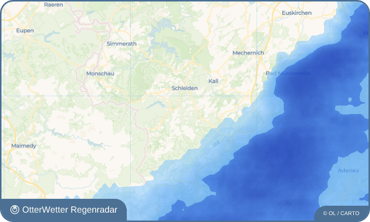 OtterWetter Regenradar-Widget Wollenberg