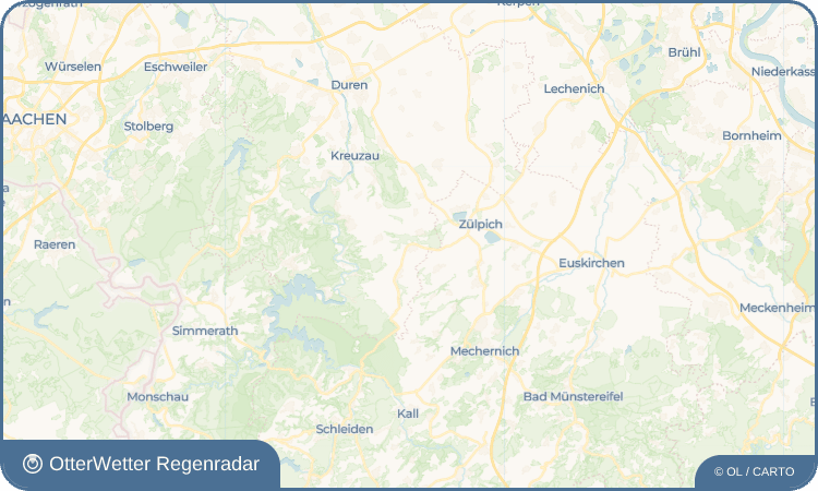 OtterWetter Regenradar-Widget Wollersheim