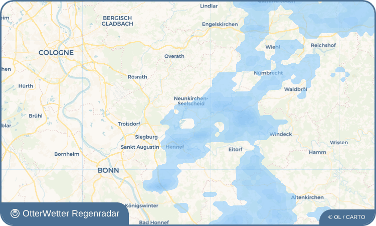 OtterWetter Regenradar-Widget Wolperath