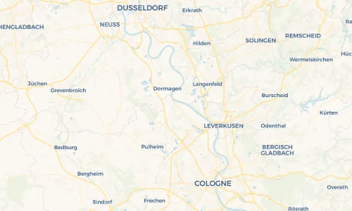 Regenradar Vorschaubild - Aktuelle Niederschläge in Worringen und Umgebung