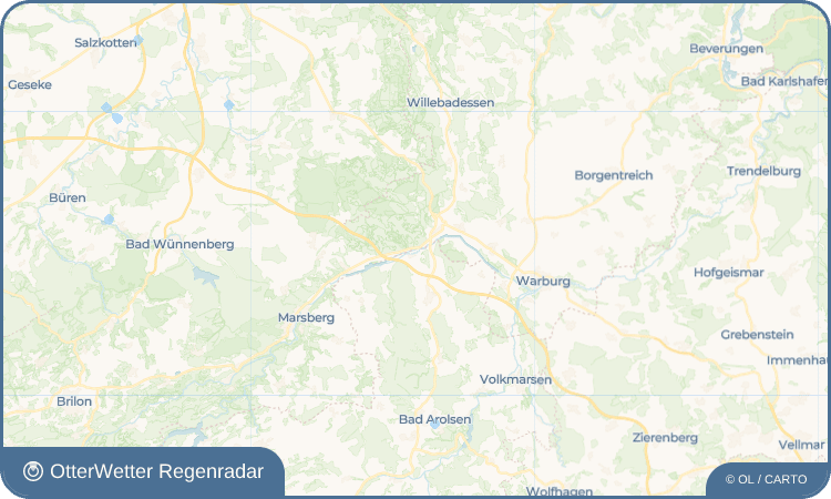 OtterWetter Regenradar-Widget Wrexen
