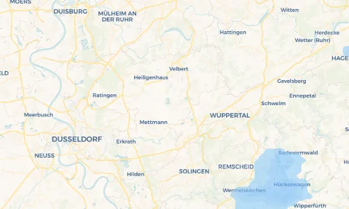 Regenradar Vorschaubild - Aktuelle Niederschläge in Wülfrath und Umgebung