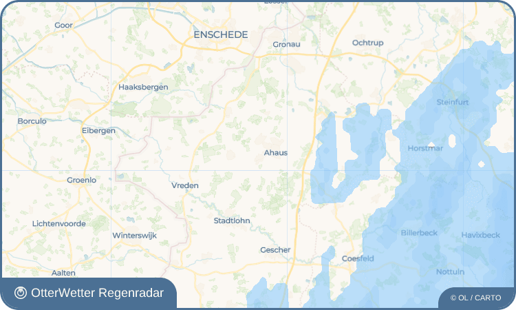 OtterWetter Regenradar-Widget Wüllen