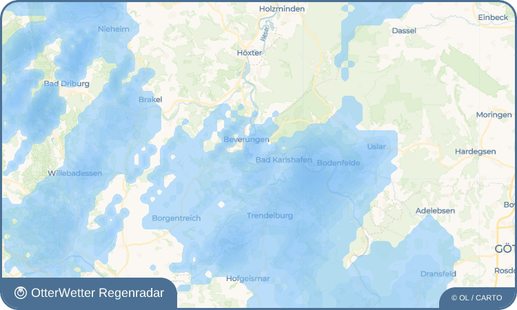 OtterWetter Regenradar-Widget Würgassen