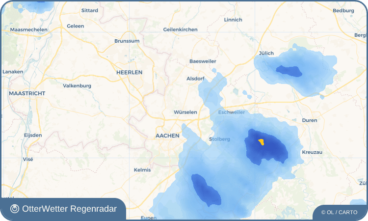 OtterWetter Regenradar-Widget Würselen