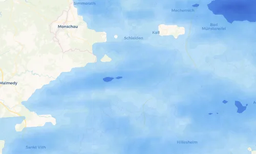 Regenradar-Vorschau: aktuelle Niederschläge in Zehnstelle und Umgebung