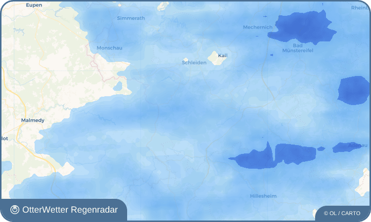Widget-Vorschau für Zehnstelle Wetter-Widget-Vorschau mit Vorhersagedaten für Zehnstelle