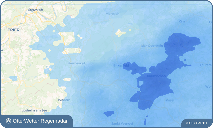 OtterWetter Regenradar-Widget Abentheuer