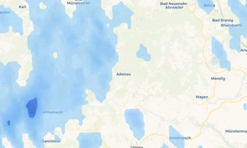 Regenradar Vorschaubild - Aktuelle Niederschläge in Adenau und Umgebung