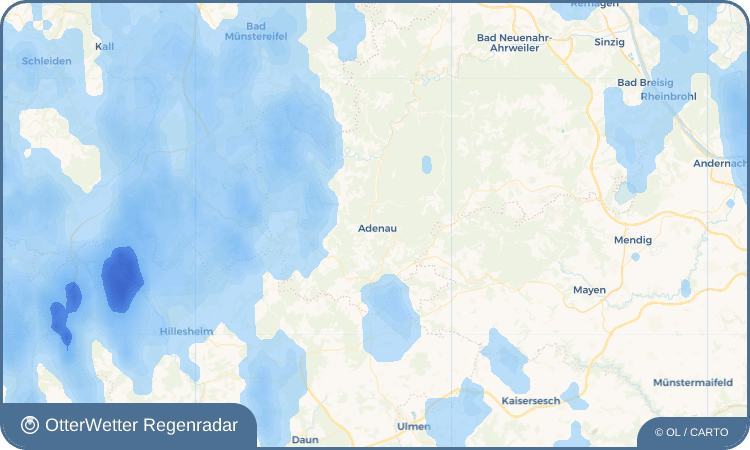 OtterWetter Regenradar-Widget Adenau