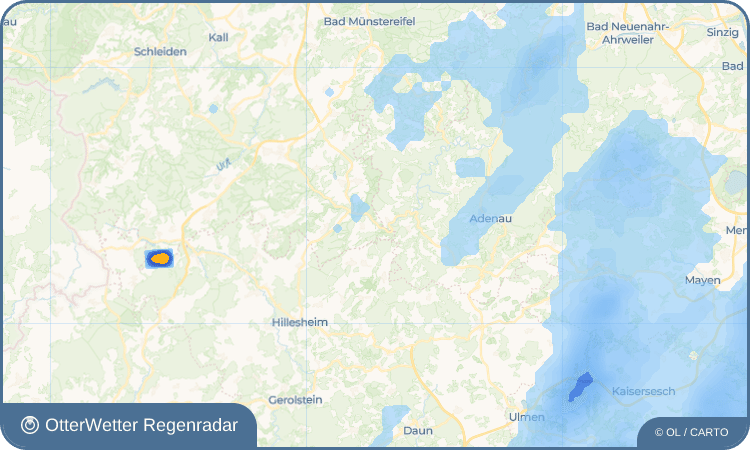 OtterWetter Regenradar-Widget Ahrdorf