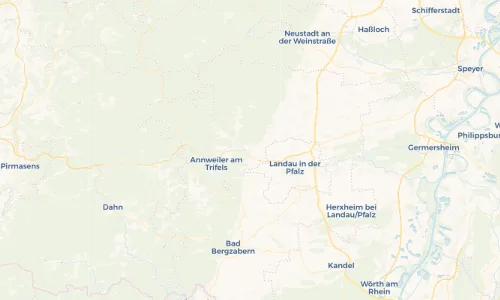 Regenradar Vorschaubild - Aktuelle Niederschläge in Albersweiler und Umgebung