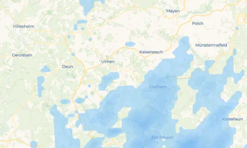 Regenradar Vorschaubild - Aktuelle Niederschläge in Alflen und Umgebung