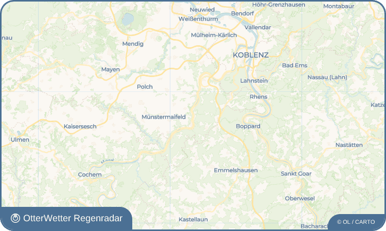 OtterWetter Regenradar-Widget Alken