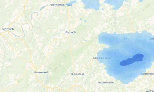 Regenradar Vorschaubild - Aktuelle Niederschläge in Allenbach und Umgebung