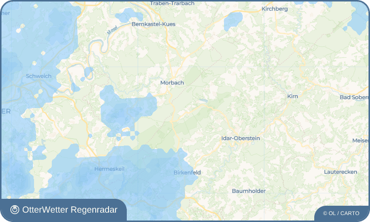 OtterWetter Regenradar-Widget Allenbach