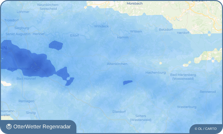 OtterWetter Regenradar-Widget Almersbach