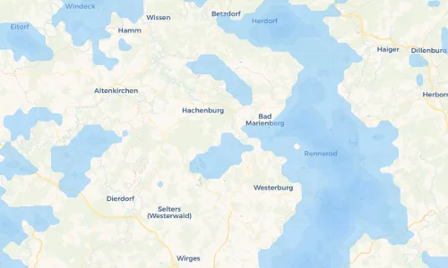 Regenradar-Vorschau: aktuelle Niederschläge in Alpenrod und Umgebung