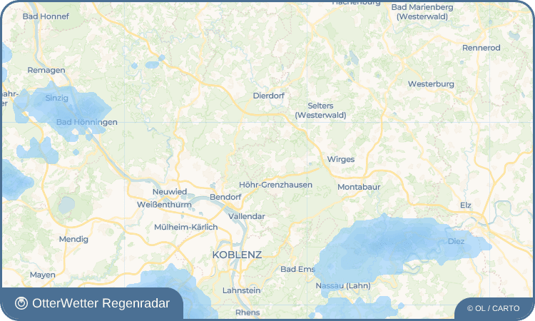 OtterWetter Regenradar-Widget Alsbach