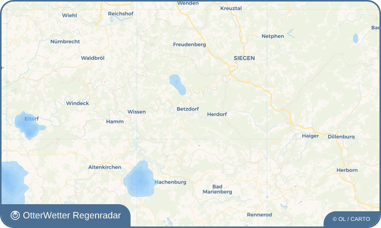 OtterWetter Regenradar-Widget Alsdorf