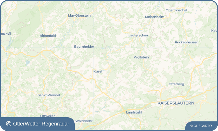 OtterWetter Regenradar-Widget Altenglan