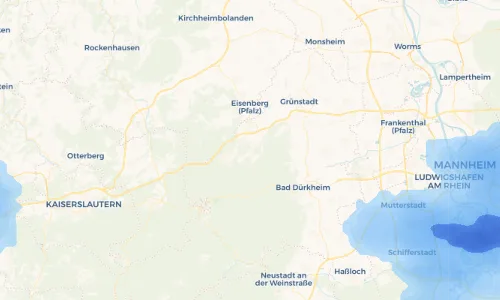 Regenradar Vorschaubild - Aktuelle Niederschläge in Altleiningen und Umgebung