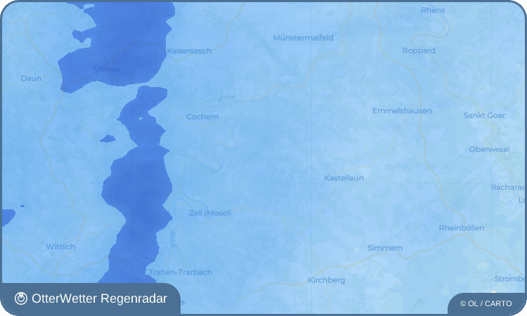 OtterWetter Regenradar-Widget Altstrimmig
